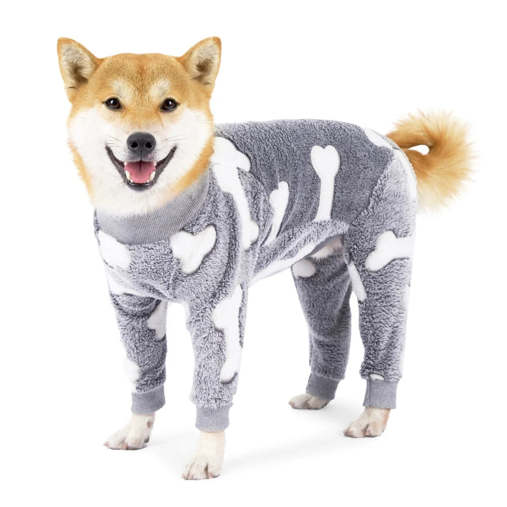 Warm Dog Jumpsuit for Small–Large Breeds