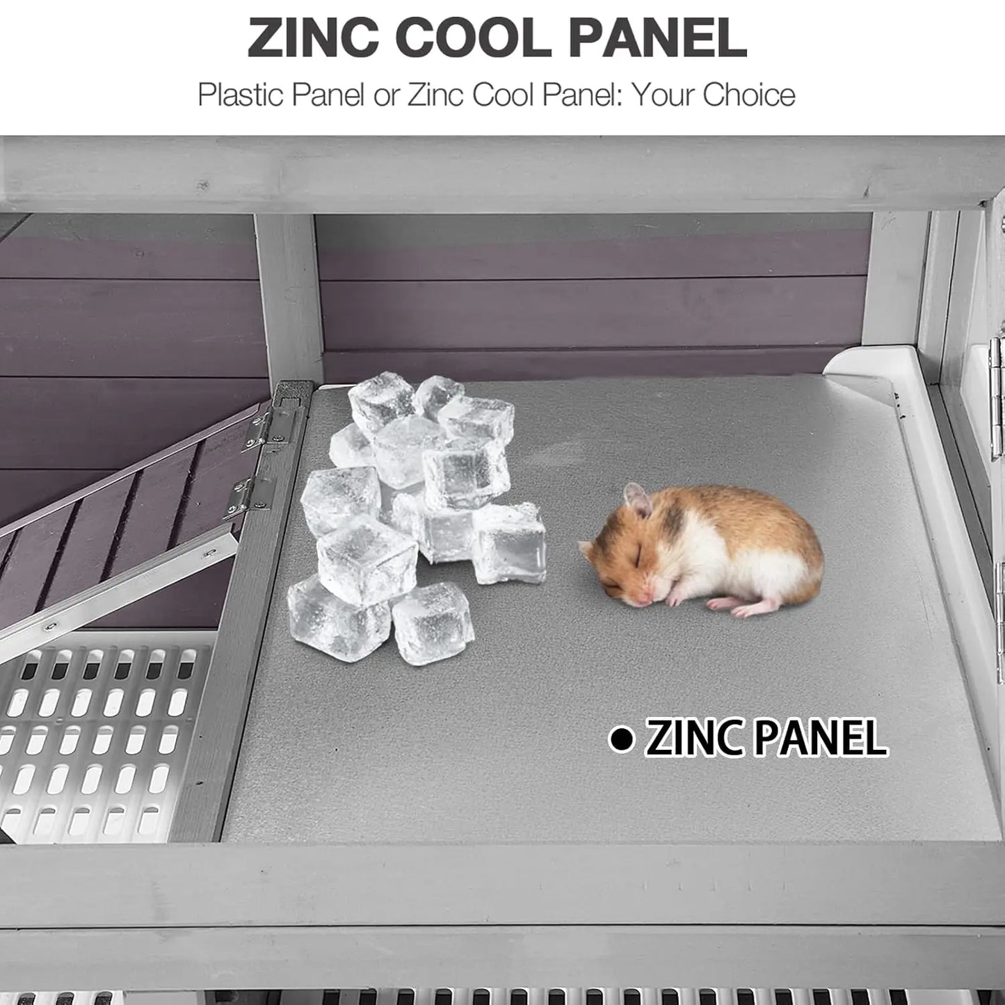 Large Rodent Cage with Anti‑Chewing Ramp