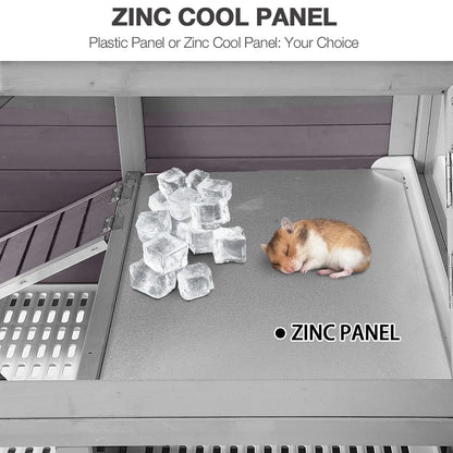 Large Rodent Cage with Anti‑Chewing Ramp