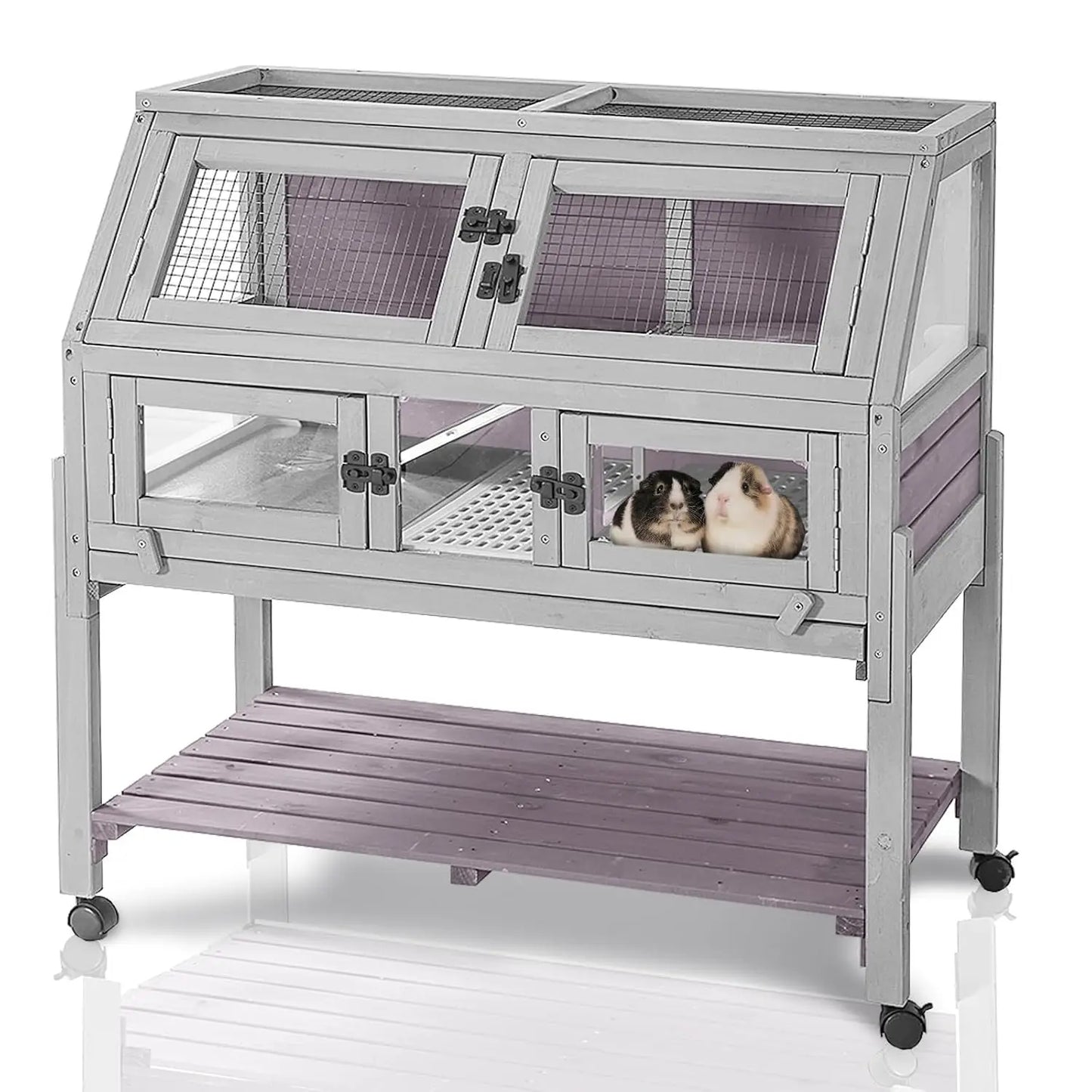 Large Rodent Cage with Anti‑Chewing Ramp