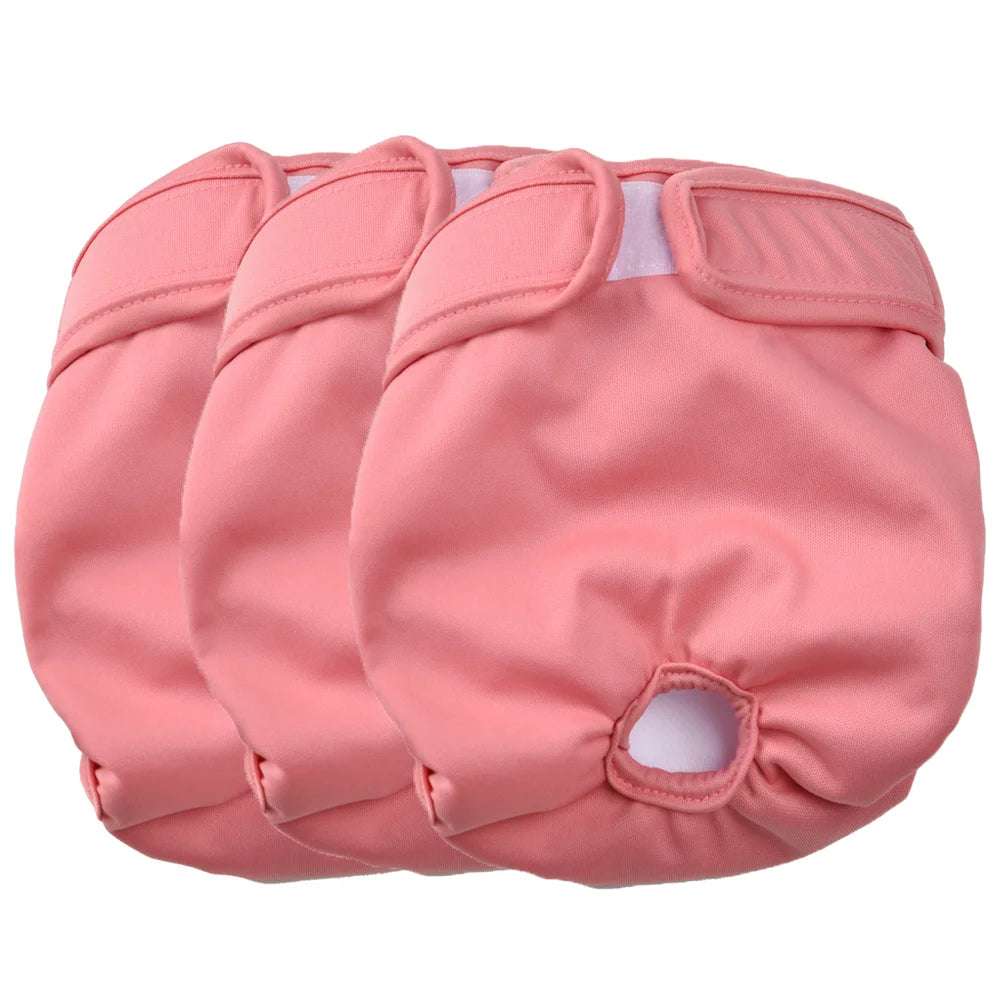 3Pcs Breathable Soft, Elastic, Washable Pet Period Panties