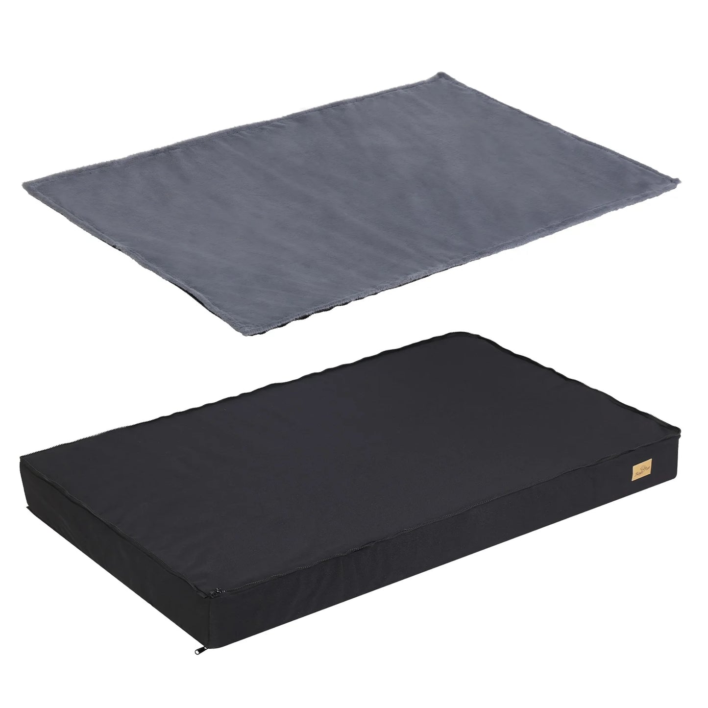 Supportive Pet Bed with Waterproof Lining, Non‑Slip Bottom & Machine‑Washable Cover