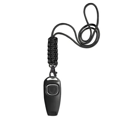 Dog Training Professional whistle + clicker set for better behavior every day. Recall Pet Obedience