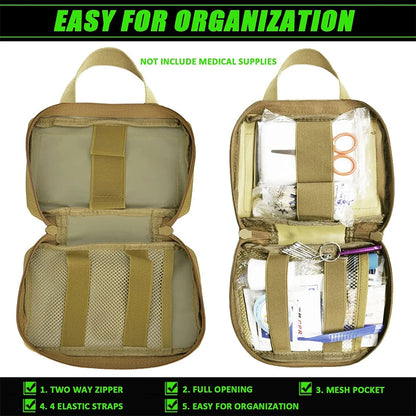 Gear up your large dog with this tactical bag set. These durable pouches attach securely to harnesses or belts, giving you space for treats, training tools, and essentials. Rugged, lightweight, and perfect for working dogs, t