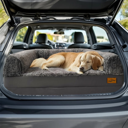 Foldable Orthopedic Calming Pet Bed with Ultra‑Soft Plush Cover for Dogs, Cats & Adults