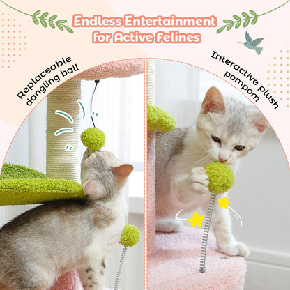 Cat Tower with Hammock, Condo & Perch