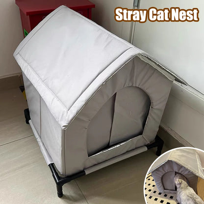 Weatherproof Pet House for Cats & Small Dogs