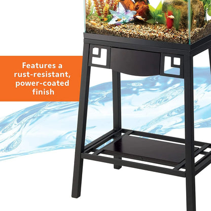 10 Gallon Fish Aquarium Stand with Steel Frame