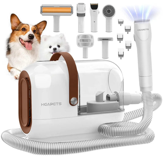 Pet Grooming Vacuum Kit with 7 Tools