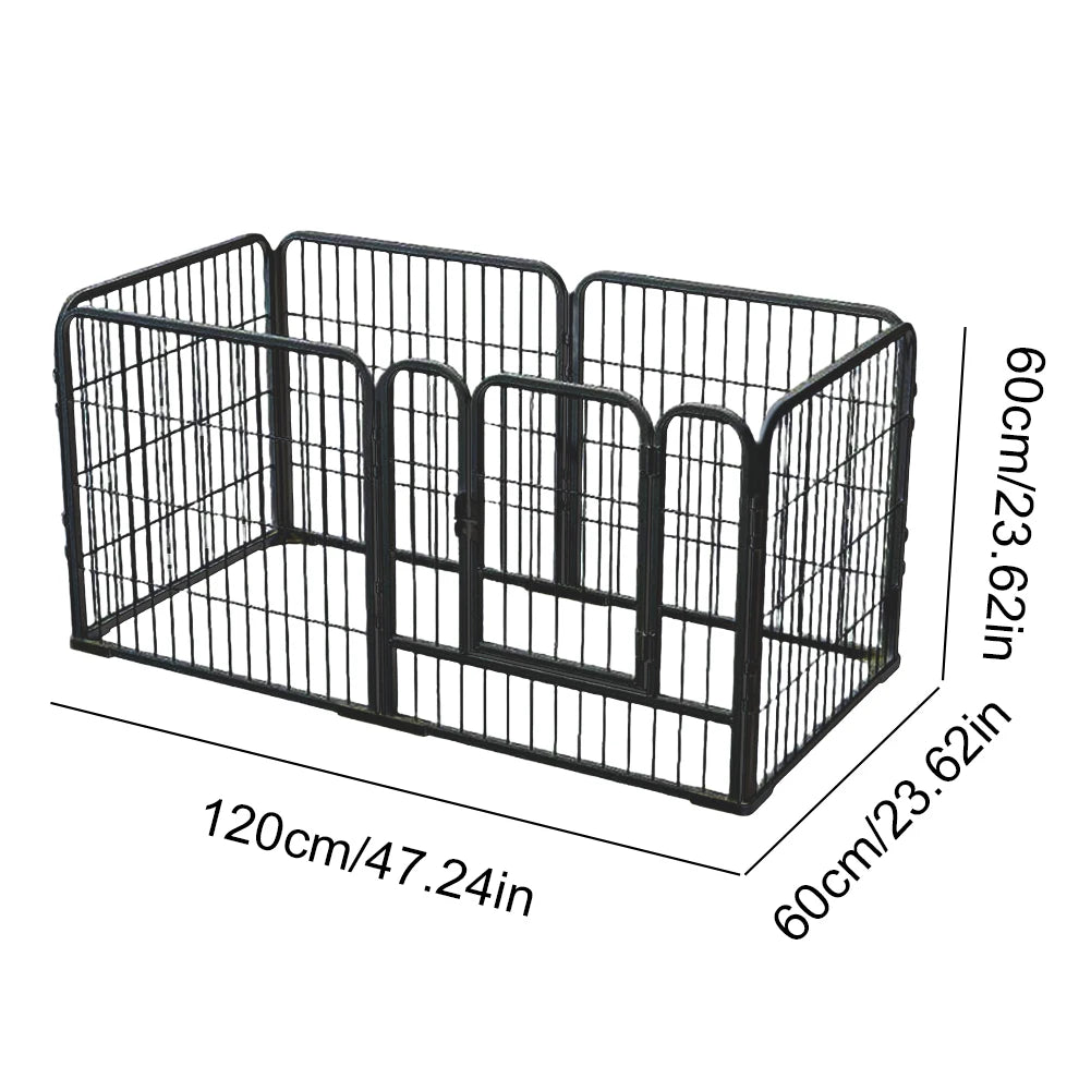 Foldable Dog Indoor/Outdoor Exercise Pen for Puppies & Small Pets