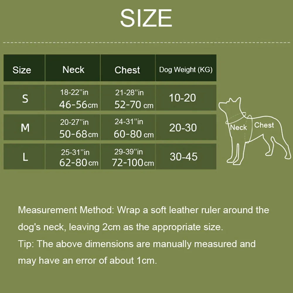 Heavy‑Duty Military Dog Harness – Training & Walking