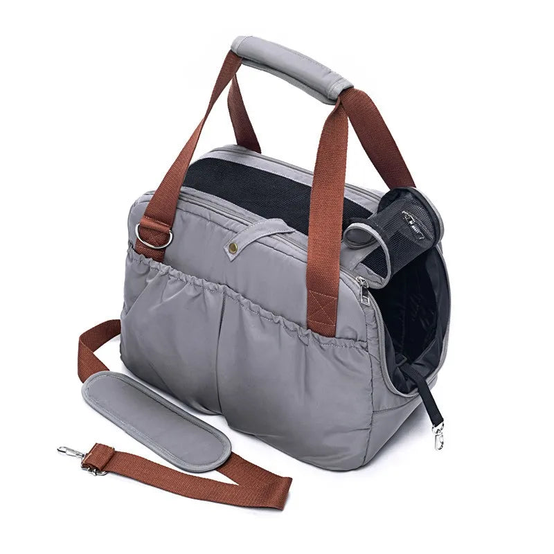Perfect for small pets — lightweight, breathable travel bag.