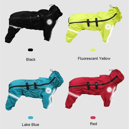 Autumn/Winter Reflective Dog Raincoat