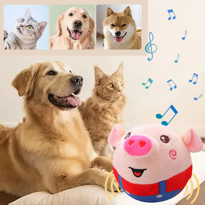Automatic Moving & Bouncing Pet Toy Ball for Dogs & Cats, Fun Gift for Active Pets