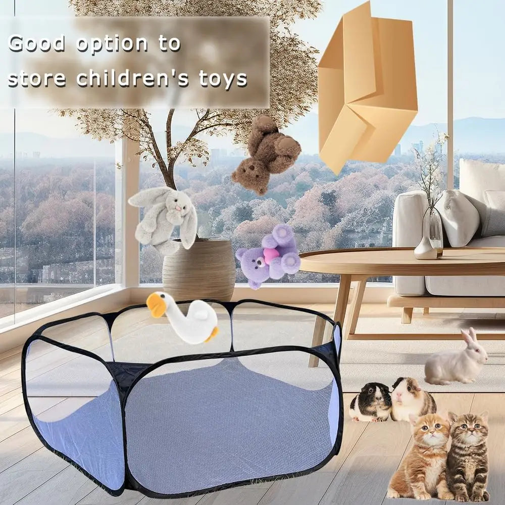 2‑Pack Small Pet Carrier Backpack with Pop‑Open Playpen