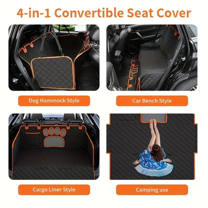Heavy‑Duty, Scratch‑Resistant, Anti‑Slip Rear Car Seat Protector