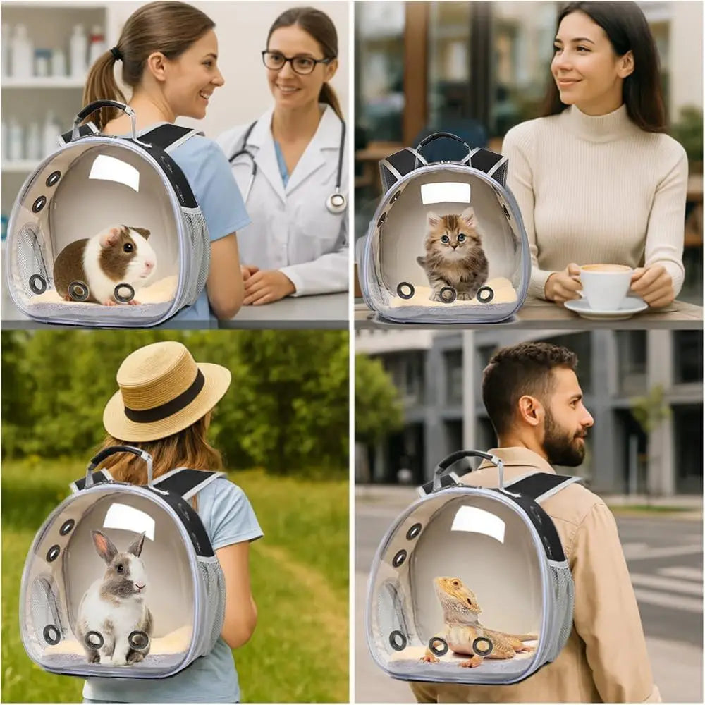 Breathable Travel Carrier for Bunny, Guinea Pig & Small Pets