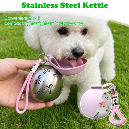 Keep your pet hydrated anywhere with this 285ml foldable silicone water bowl. Lightweight, leak‑proof, and easy to clip onto bags or leashes, it’s perfect for dogs and cats on walks, road trips, beach days, and outdoor ad