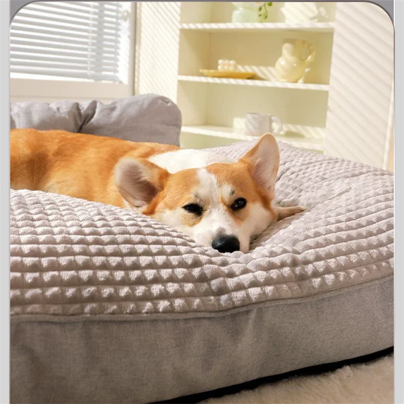 Give your big pup the comfort they crave with this plush autumn‑and‑winter dog sofa. Perfect for Golden Retrievers and other large breeds, it offers deep, restful sleep with soft cushioning and a cozy kennel‑style desig