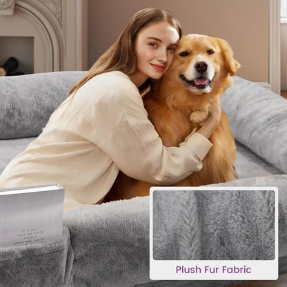 Stretch out, snuggle in, and relax with your pet on this oversized 71x43x10 inch orthopedic human dog bed. The thick supportive foam cushions every inch, while the waterproof, washable light‑grey cover keeps it fresh and st