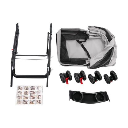 Foldable Lightweight, Travel‑Ready Pet Walking Trolley