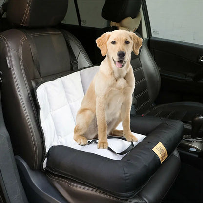 Pet Car Seat Cushion with Removable Pad – 3 Sizes