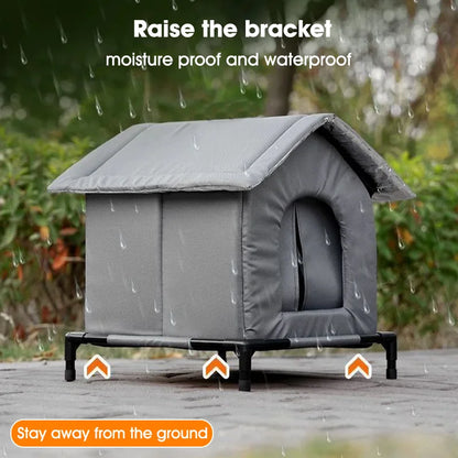 Weatherproof Pet House for Cats & Small Dogs