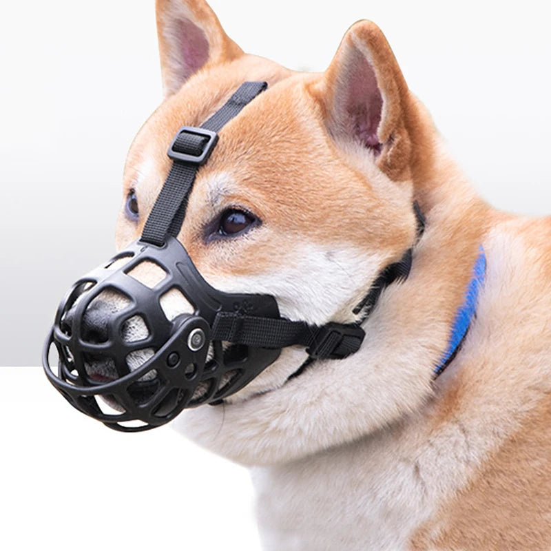 Keep your dog safe and calm with this soft, durable mouth guard. Designed to prevent biting and unwanted chewing, it features a gentle, flexible fit that stays comfortable for small to large dogs. Lightweight, breathable, and
