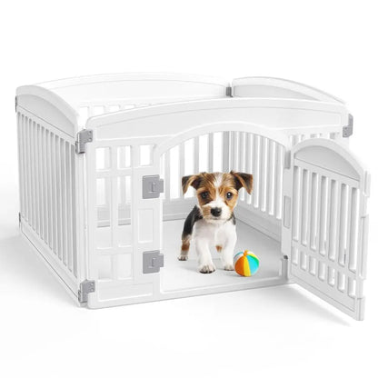 Folding Portable Pet Fence (35 x 35 x 24")