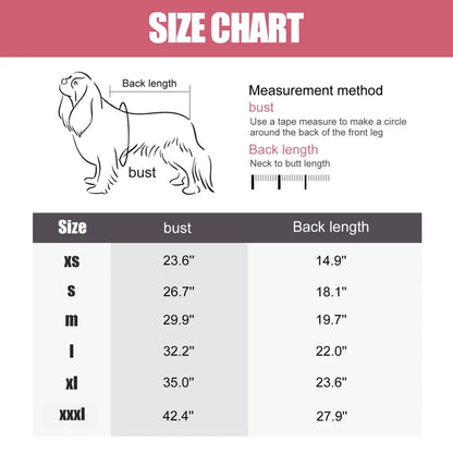 Warm Dog Jumpsuit for Small–Large Breeds