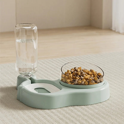 Automatic Anti‑Spill All‑in‑One Feeding Station for Cats and Small Dogs