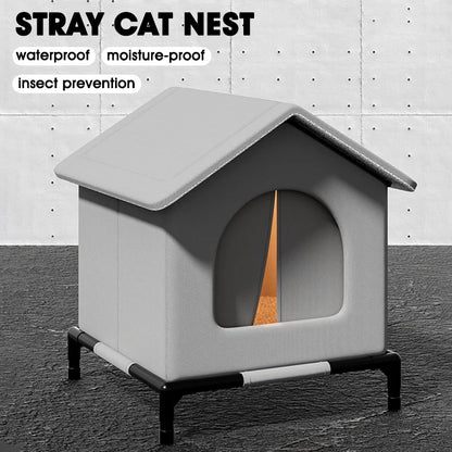 Weatherproof Pet House for Cats & Small Dogs