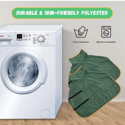 Adjustable, Fast‑Dry Bath Towel Coat for Small to Large Dogs