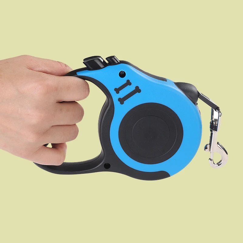 Strong Nylon Retractable Pet Leash – 3m/5m for Dogs & Cats, Adjustable Retractable Pet Leash.