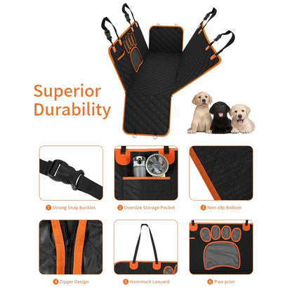 Heavy‑Duty, Scratch‑Resistant, Anti‑Slip Rear Car Seat Protector