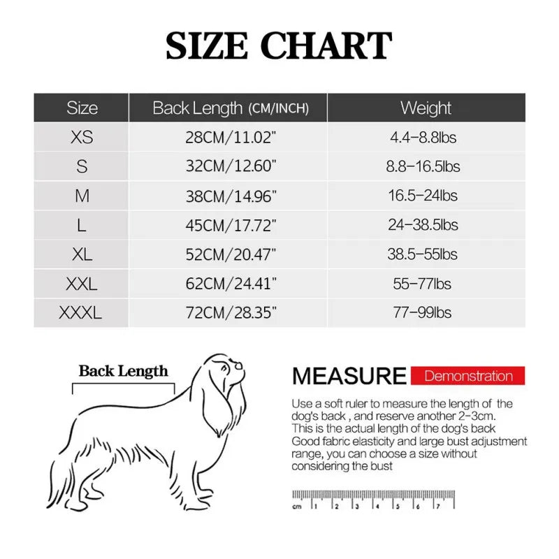 One‑Piece Recovery Suit for Dogs