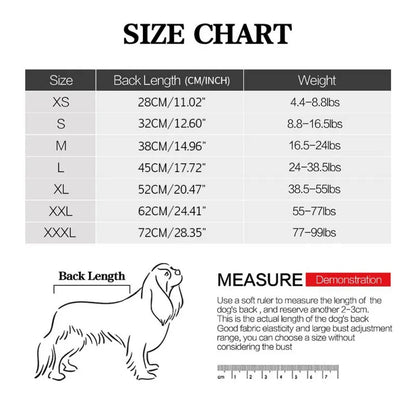 One‑Piece Recovery Suit for Dogs