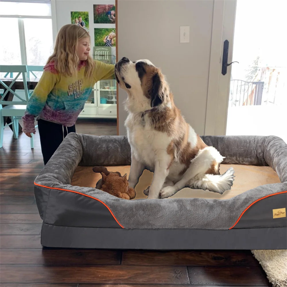 Orthopedic Memory Foam Dog Sofa (Jumbo)