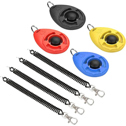 1PC Dog Training Clicker with Adjustable Wrist Strap.