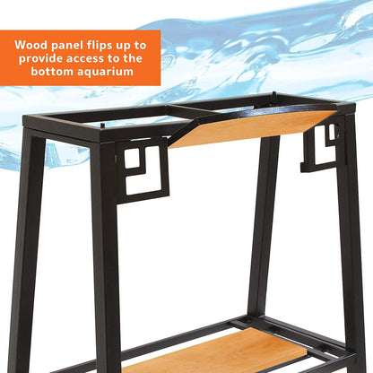 10 Gallon Fish Aquarium Stand with Steel Frame