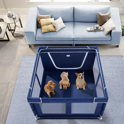 Playpen Indoor for Dog Small Pets, Dog Playpen 42x42 x25 inch,