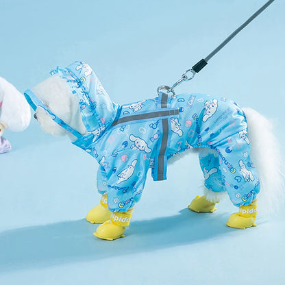 Waterproof Dog Raincoat for All Sizes