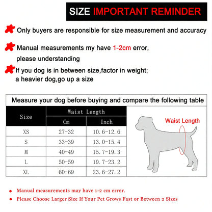 3Pcs Breathable Soft, Elastic, Washable Pet Period Panties