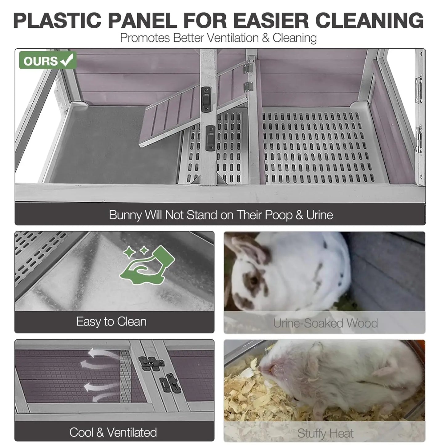 Large Rodent Cage with Anti‑Chewing Ramp