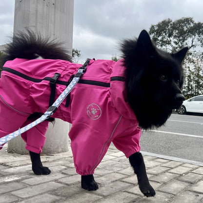 Autumn/Winter Reflective Dog Raincoat