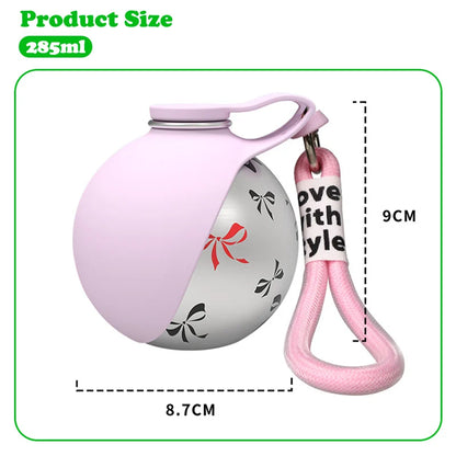 Keep your pet hydrated anywhere with this 285ml foldable silicone water bowl. Lightweight, leak‑proof, and easy to clip onto bags or leashes, it’s perfect for dogs and cats on walks, road trips, beach days, and outdoor ad