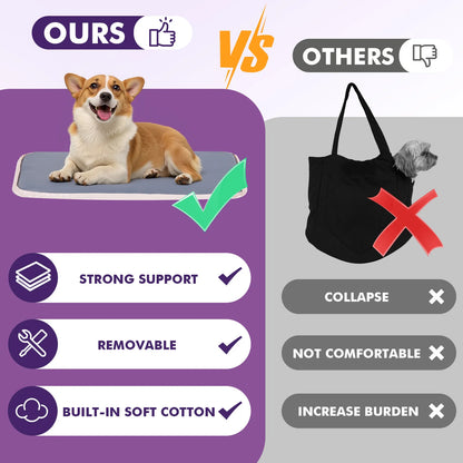 Small Dog Purse Carrier – Pawaboo Soft‑Sided Tote Bag with Storage Pocket for Puppies & Kittens