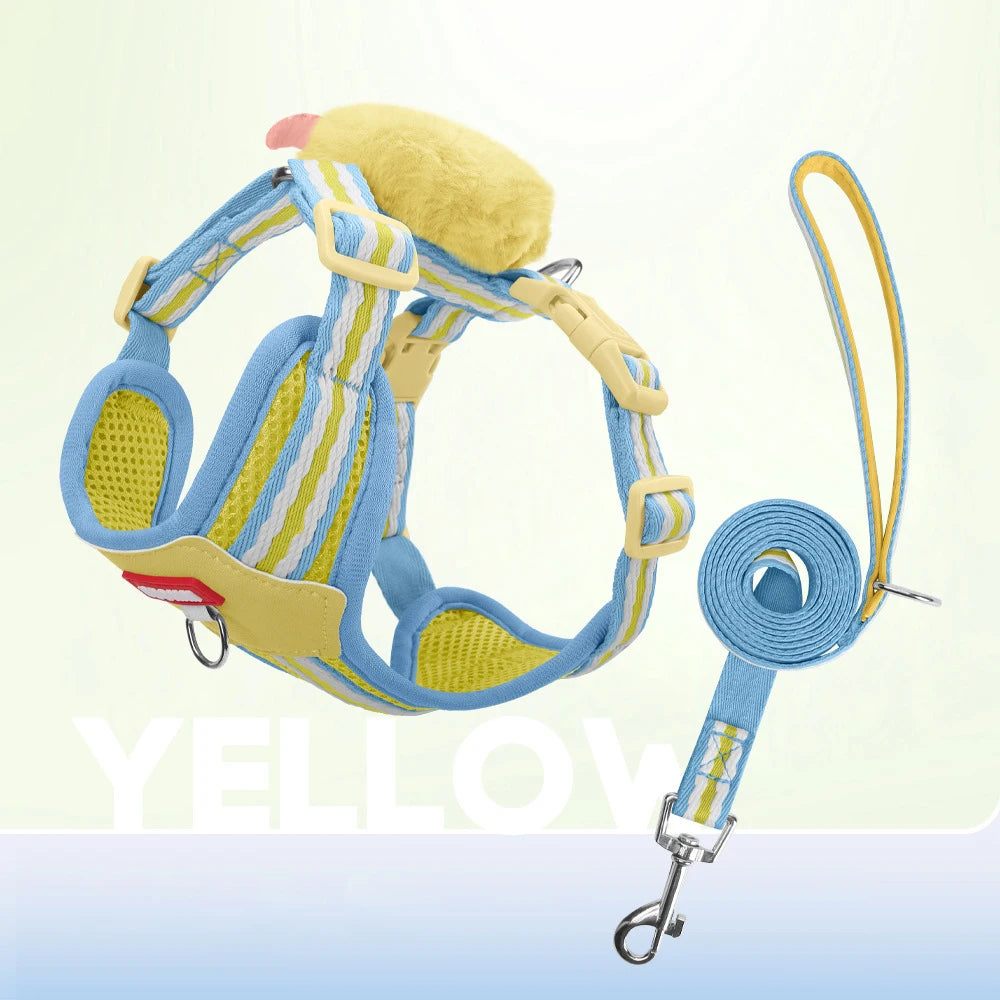 Small Dog Anti‑Escape Harness – Soft Vest Style, Adjustable Anti‑Escape Pet Harness for Small Breeds.