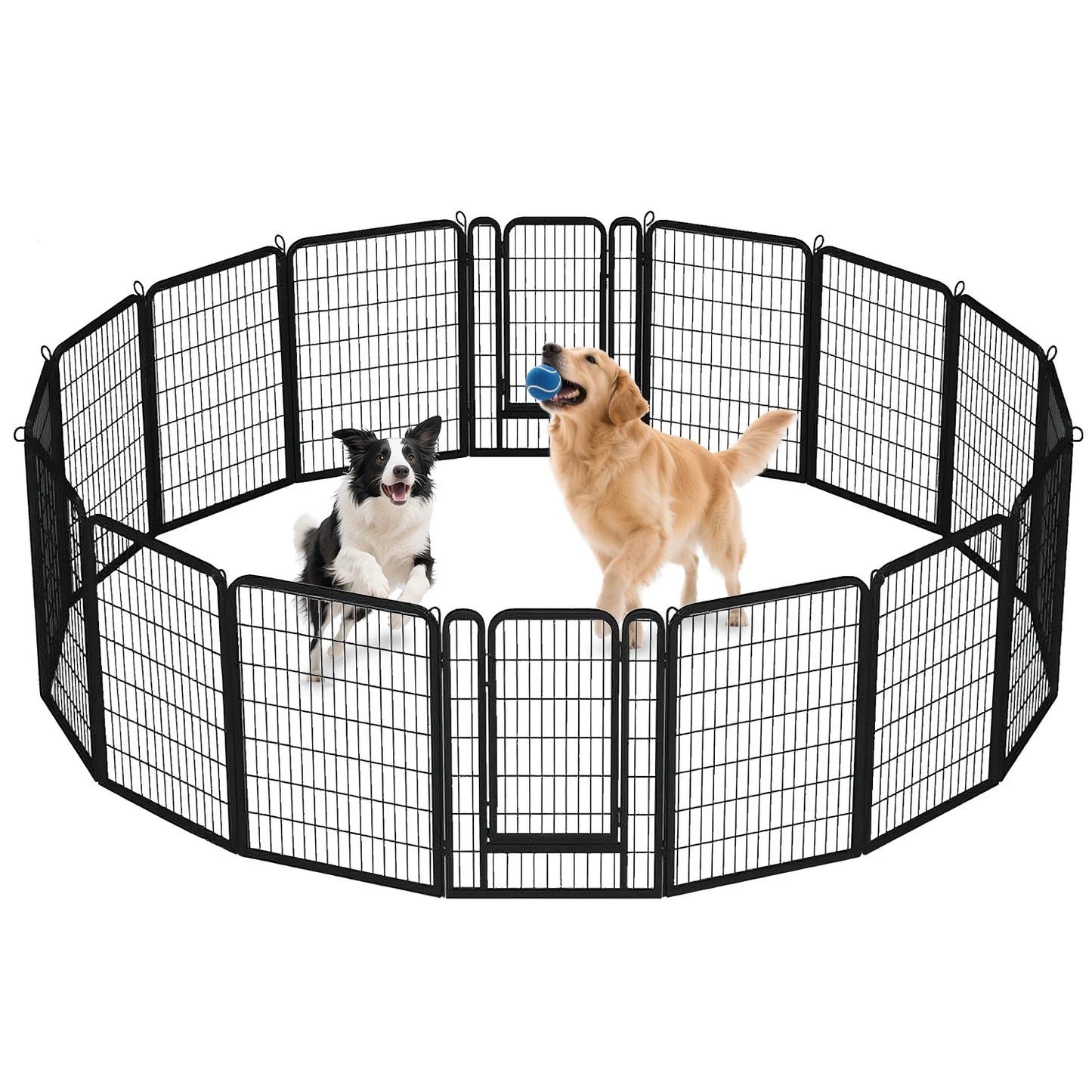Heavy‑Duty Outdoor/Indoor Pet Fence & Puppy Exercise Pen.