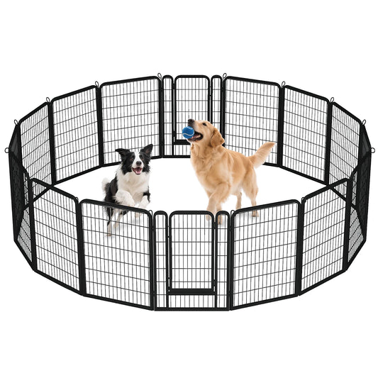 Heavy‑Duty Outdoor/Indoor Pet Fence & Puppy Exercise Pen.